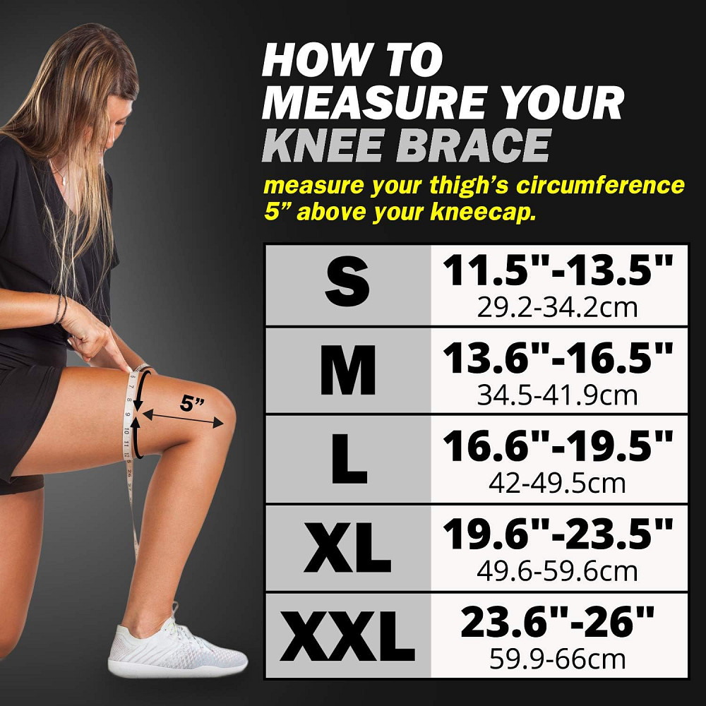 Компресійний наколінник PowerLix Knee Brace(Розмір M) — Професійна підтримка коліна Луцьк - фото 4