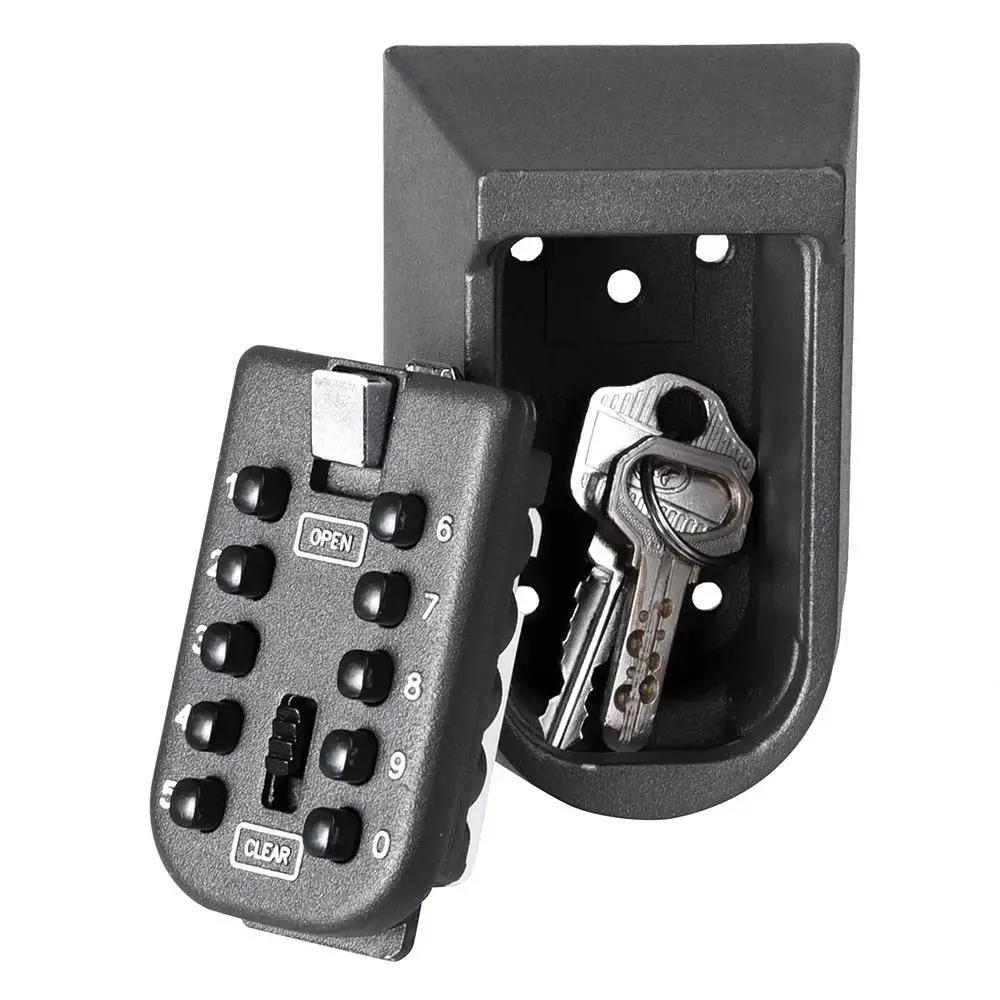 Мини-сейф настенный кодовый для ключей с защитой Черный Киев - изображение 3