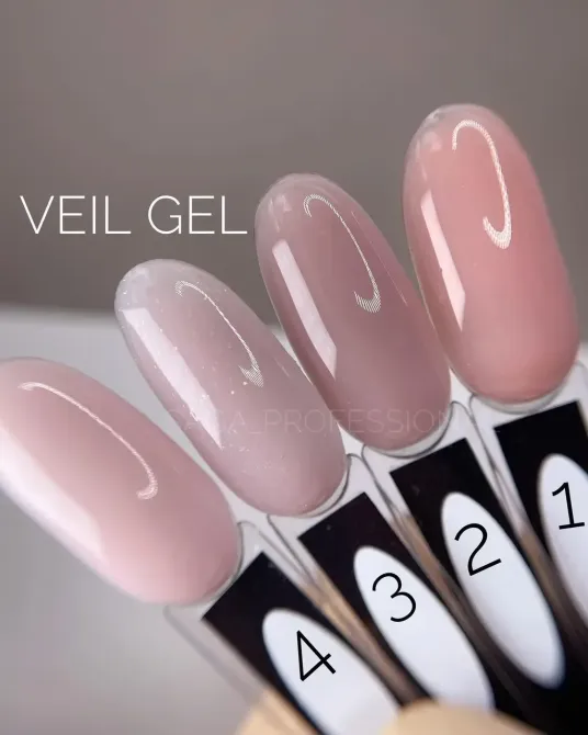Гель для нарощування Saga Veil Gel 06 прозорий Київ - фото 2