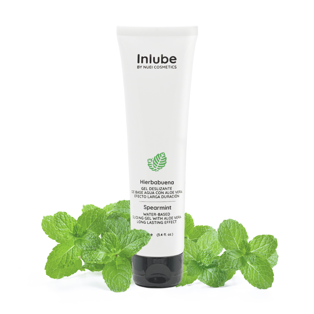 Съедобный лубрикант на водной основе, вкус нежная мята INLUBE, 100 мл Nuei (Испания) Sex Aura Киев - изображение 1