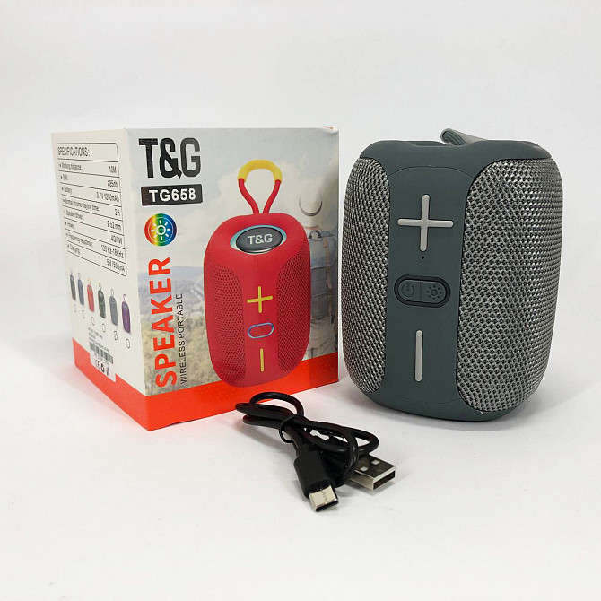 Музыкальные колонки для улицы колонка-комбик TG658, Портативная колонка KI-751 с Bluetooth Киев - изображение 4