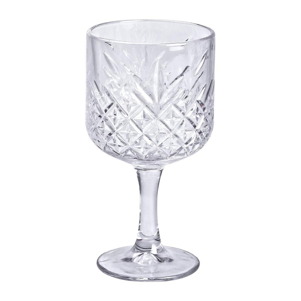 Бокалы для вина на высокой ножке набор 6 шт винный бокал стеклянный прозрачный 400 мл HP-YH-44 Киев - изображение 3