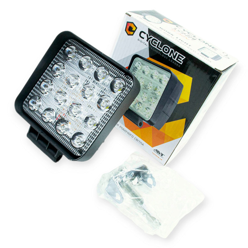 Фара дополнительная LED 117х117х47 (Д В Ш) 48W дальний Мукачево - изображение 1