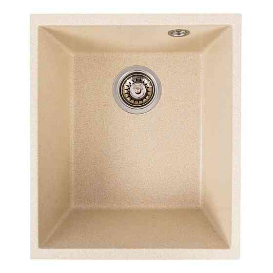 Гранітна мийка для кухні VALESO ROXY 3744 матова Пісок Коломия