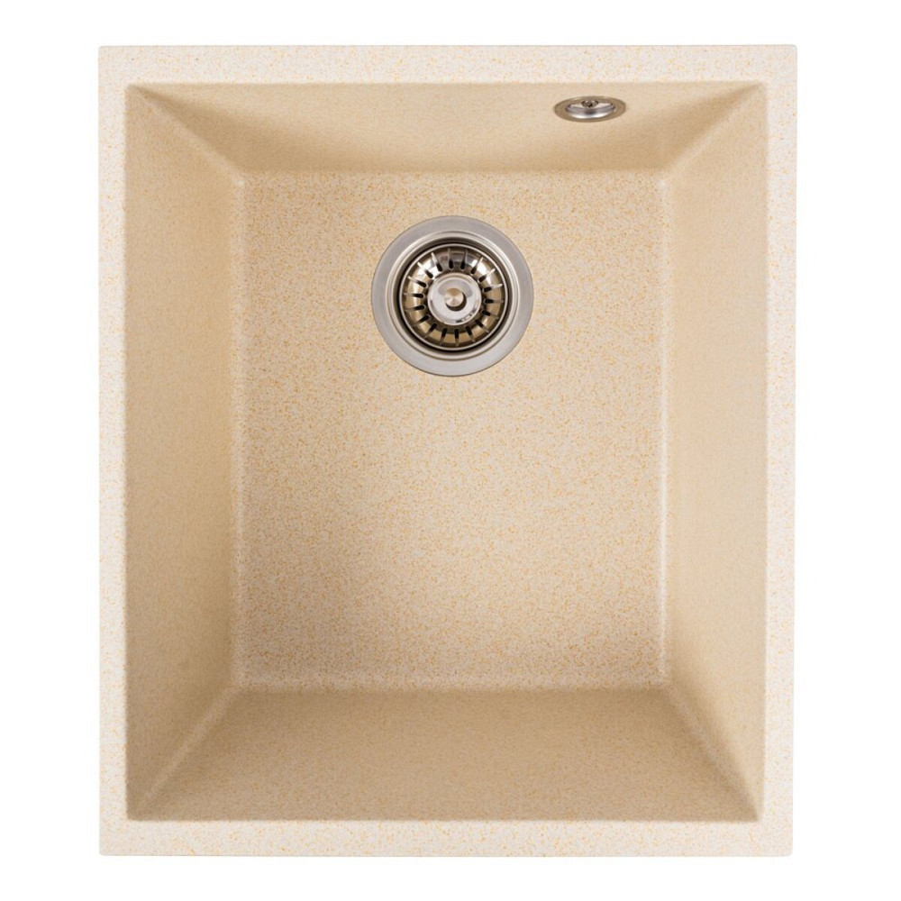 Гранітна мийка для кухні VALESO ROXY 3744 матова Пісок Коломия - фото 1
