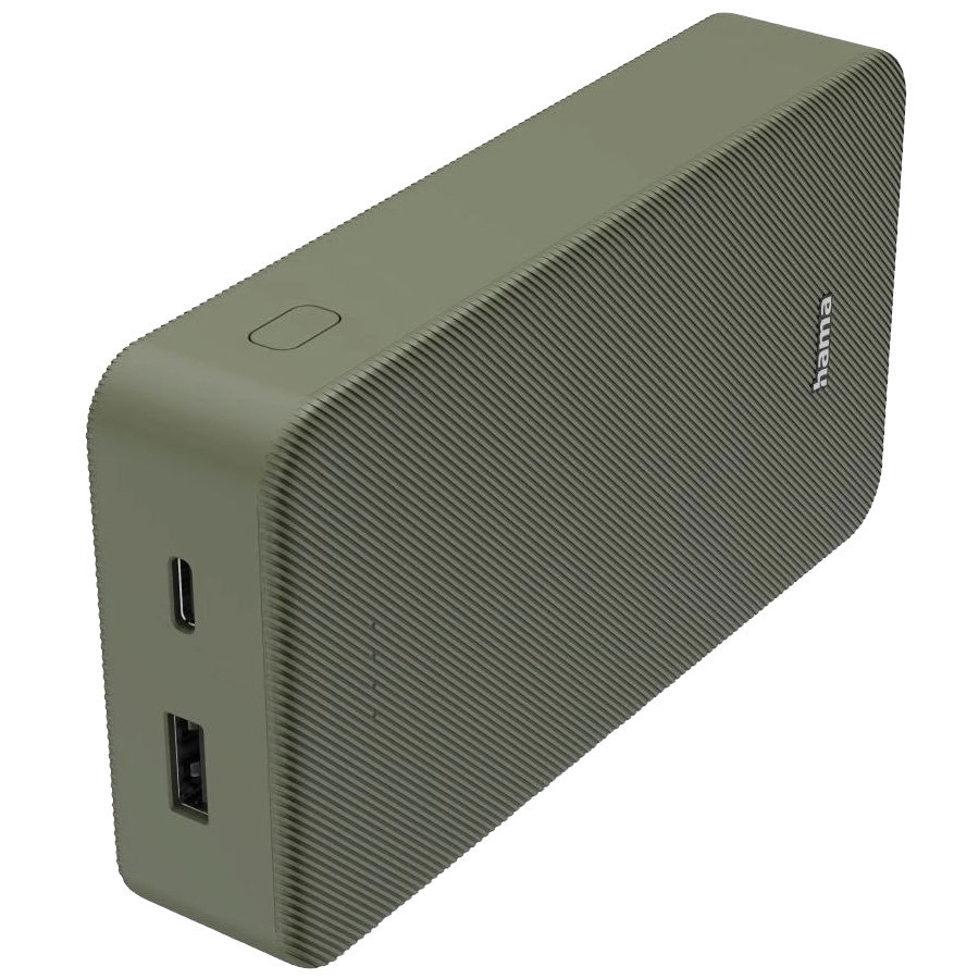 Універсальна мобільна батарея Hama 20000 mAh 15 W Green (00201716) ( 29124 ) Харьков - изображение 1
