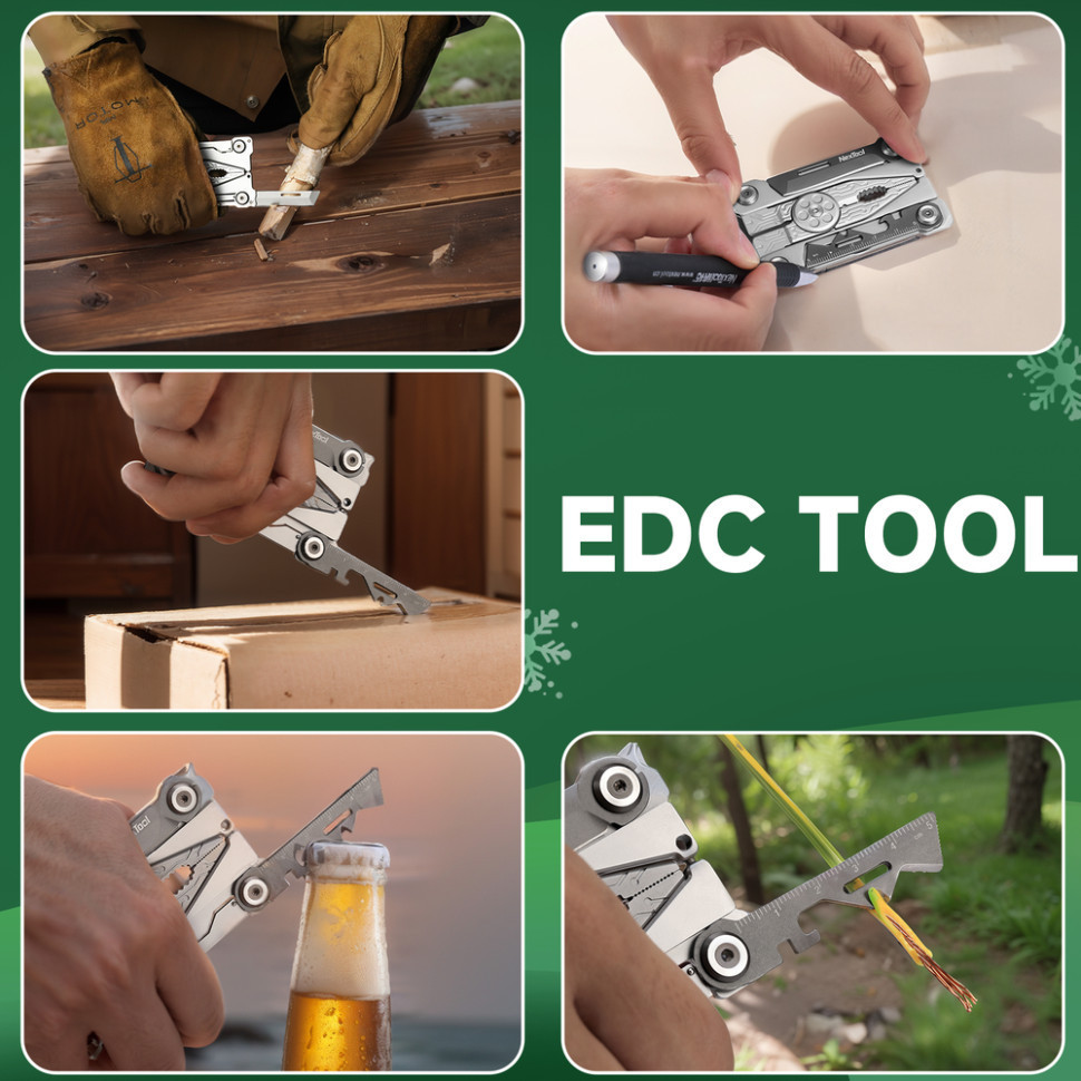 Мультитул NexTool Silver Blade EDC Ровно - изображение 10