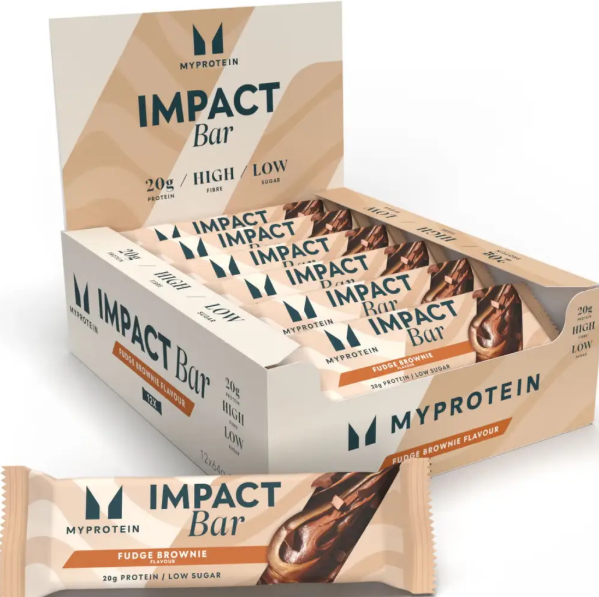 Протеїновий батончик Myprotein Impact Bar 12x64g брауні (До 06.26) Київ - фото 1