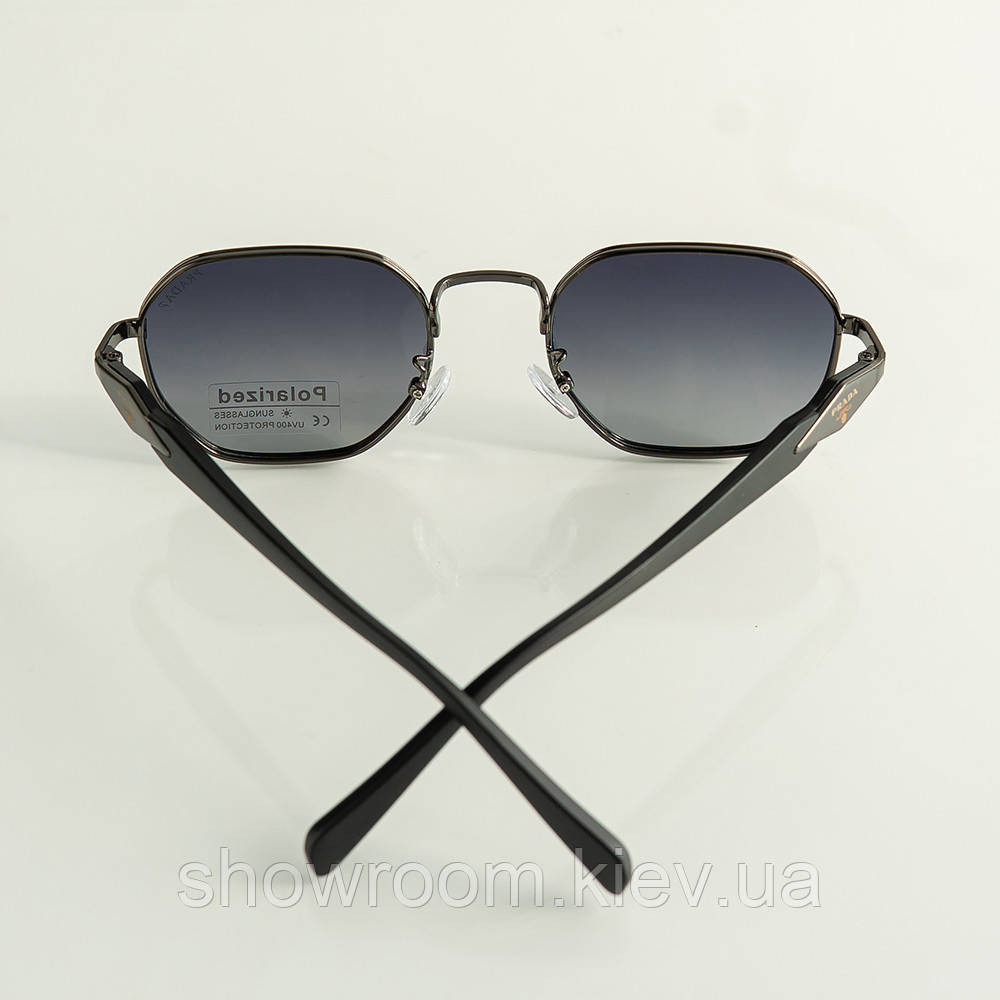 Жіночі брендові сонцезахисні окуляри Prada (08242) grey Київ - фото 3