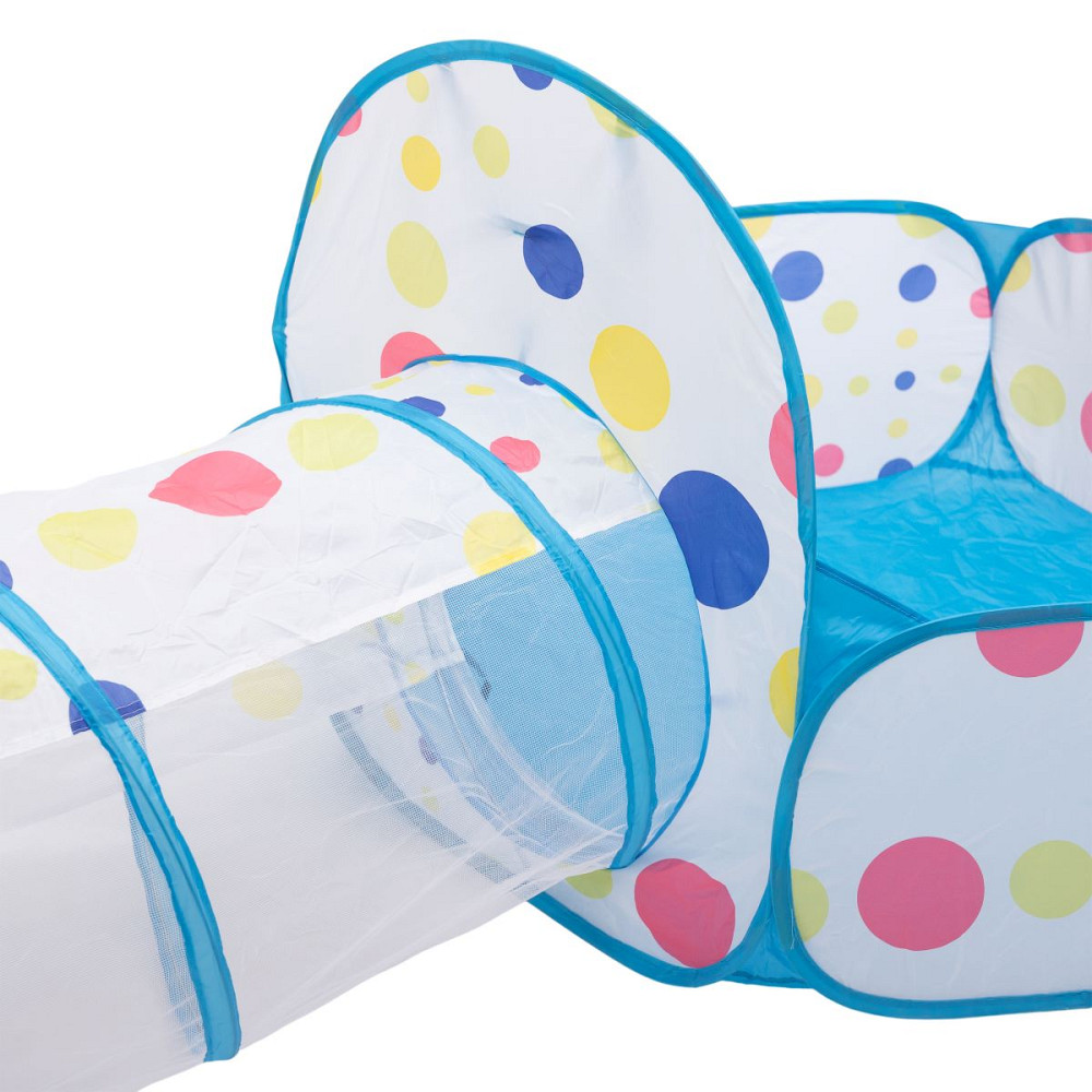 Lugi Намет дитячий 3 в 1 70×70×90 см ігровий намет з тунелем і басейном Блакитна HP-S-4NDBL Коломыя - изображение 7