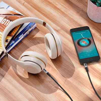 Кабель мультимедийный 3.5mm M to 3.5mm M 1.0m BL19 black BOROFONE (6941991108310) Винница