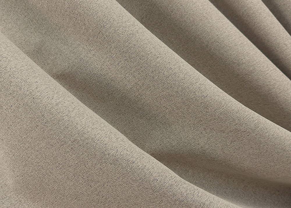 Комплект штор на люверсах VR-Textil Блэкаут двусторонний ASHEN NIGHT № 1853ш Бежевый 150х270 см 2 шт (37-0293) Киев - изображение 8