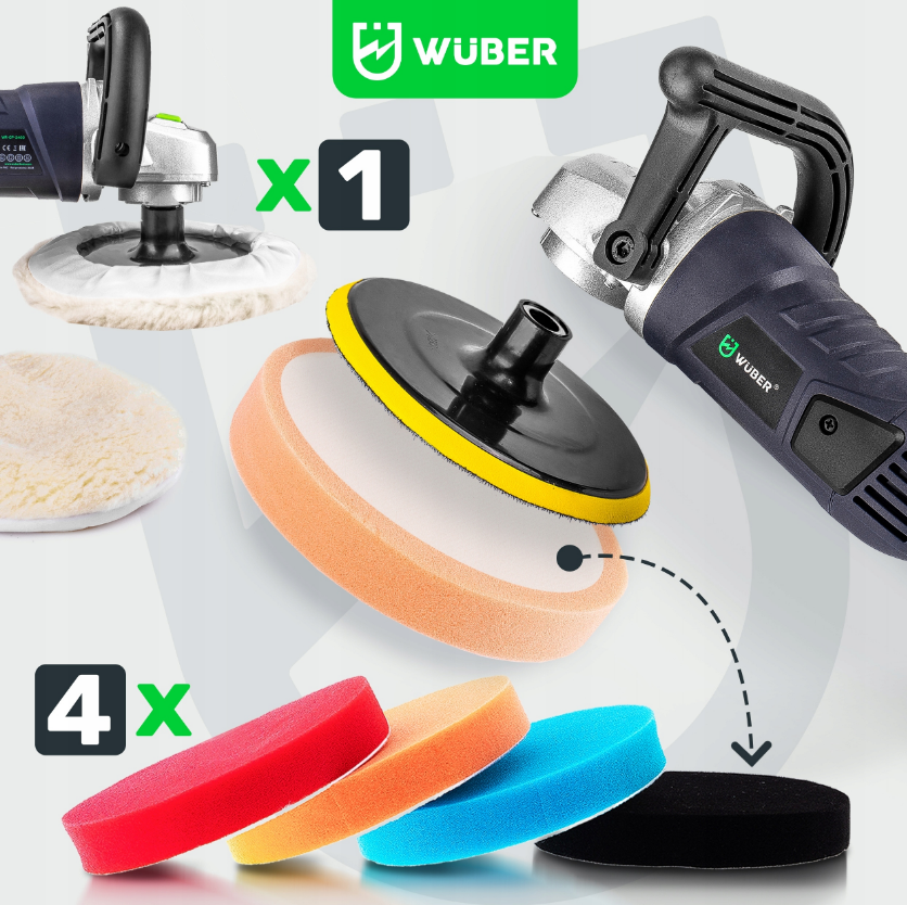 Полировочная машинка Wuber 2400Вт (Польша) Киев - изображение 6