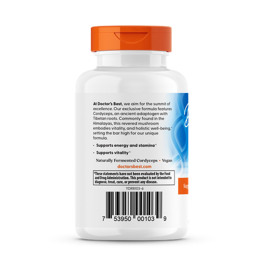 Кордицепс ультра Doctor's Best Ultra Cordyceps 750 мг 60 капс Киев - изображение 3