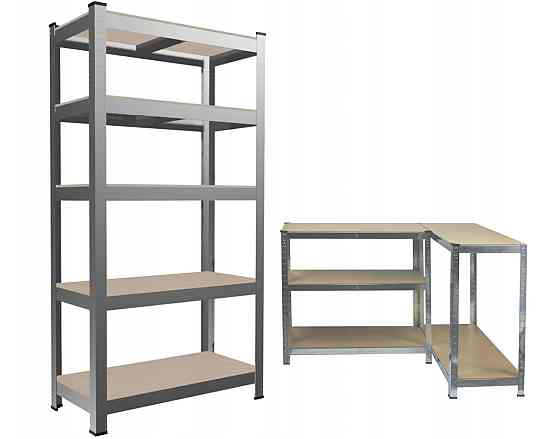 Стелаж металевий 200х90х40 5 полиць (сірий) Київ