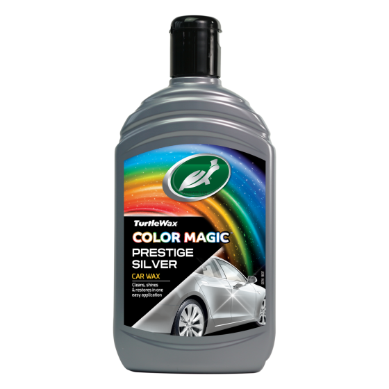 Полироль Turtle Wax Color Magic Silver Wax с тефлоном PTFE, 500 мл Ковель
