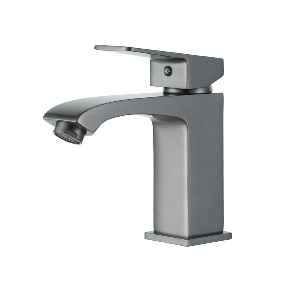 Смеситель для умывальника FRAP F1076-9, графит Киев - изображение 1