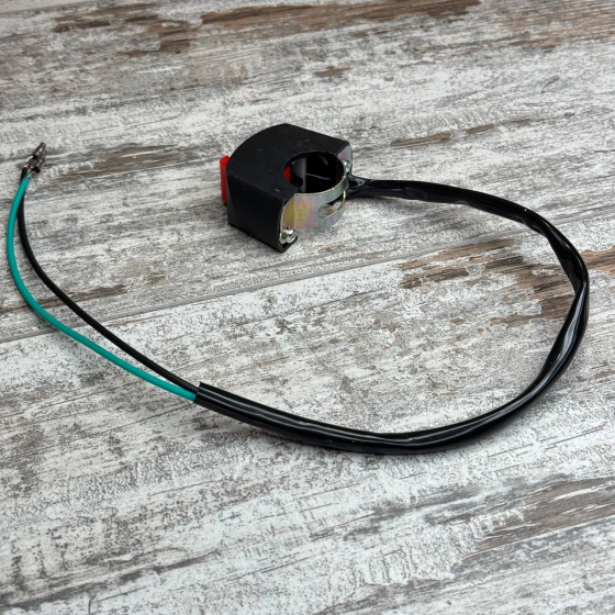 Кнопка переключатель света фар для мотоцикла 22мм, выносной тумблер на руль для света и сигнализации Киев