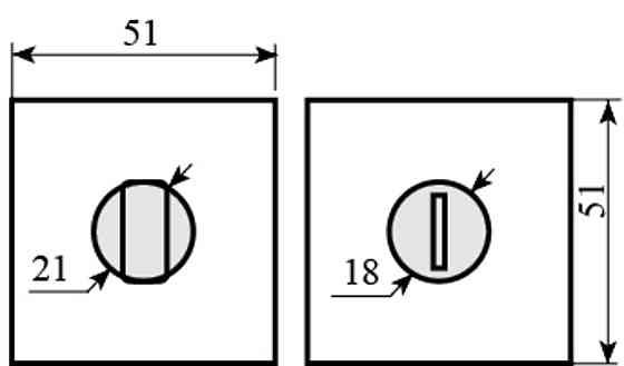 Накладка WC-49 мат хром вж Soft, Kubic, Tecno, Mielle, Matrix, Tetrix RDA Київ