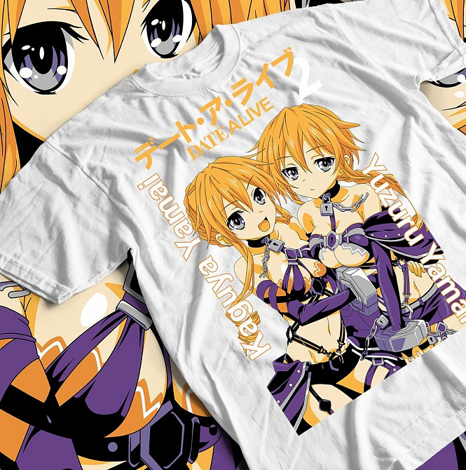 Футболка для хлопчика з аніме принтом Аніме Йамаі Сістер Дате оверсайз (зріст від 165 до 180) Чорний AnimeJ0136m Дніпро - фото 1