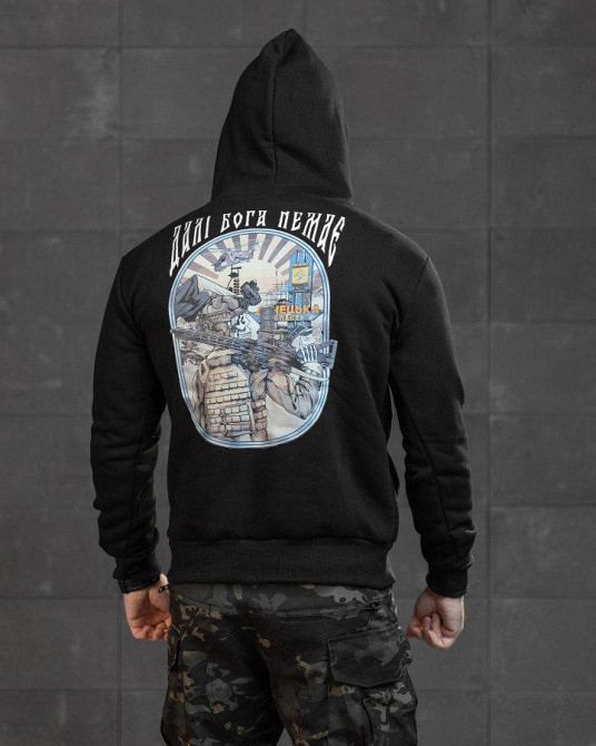 Худи CELEO на флисе Далі Бога немає ВТ7952 Одеса - фото 1