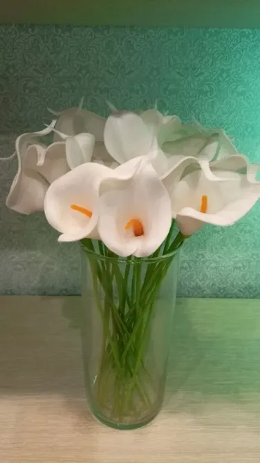 Штучні кали 5 штук 37 см білий Київ - фото 3