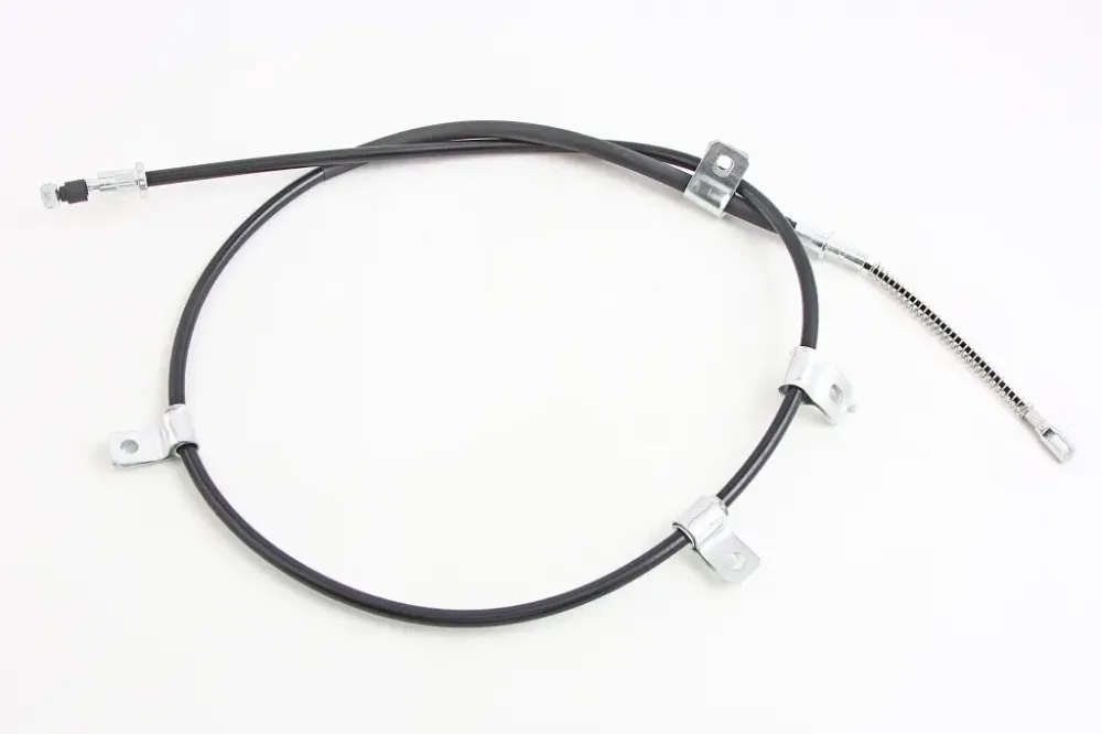 Трос ручного тормоза Lanos Japan Line левый (4 крепления) Винница - изображение 1