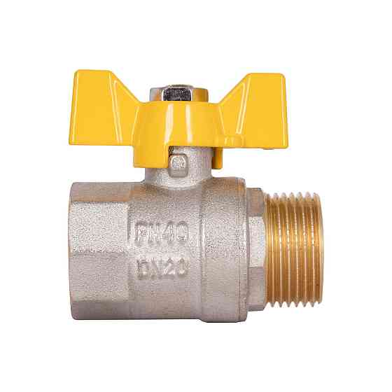 Кран кульовий Thermo Alliance Base 3/4" ВН для газу (метелик) SD607G20 Київ