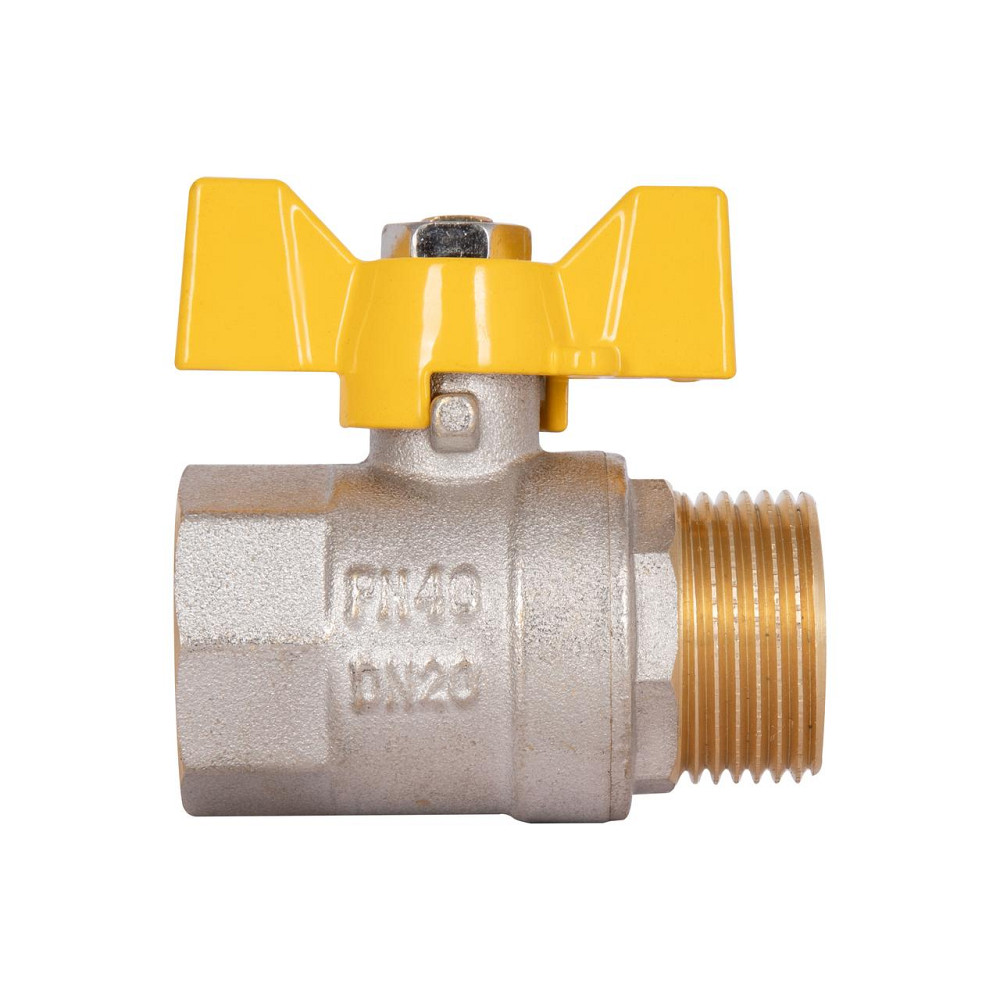 Кран кульовий Thermo Alliance Base 3/4" ВН для газу (метелик) SD607G20 Київ - фото 5