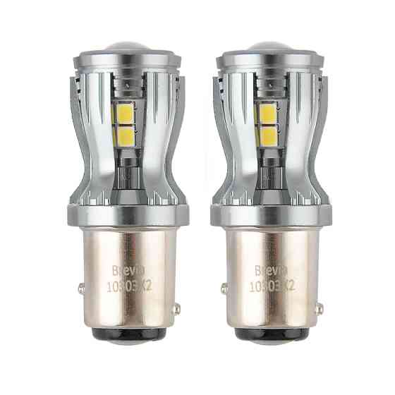Автолампа Brevia PowerPro LED P21/5W 350Lm 14x2835SMD 12/24V CANbus, 2шт Львів