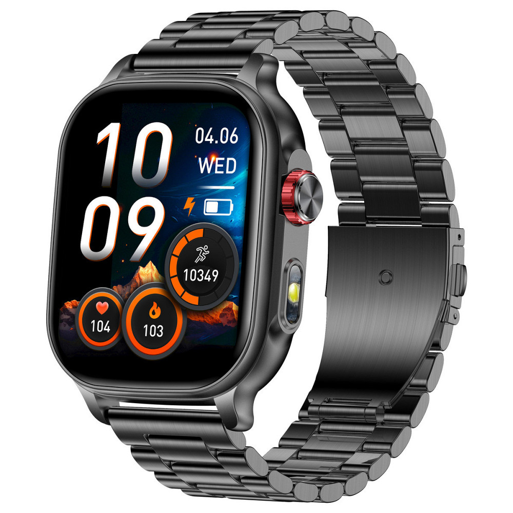 Розумний смарт-годинник Smart Energy Steel Black (2 ремінці) Вінниця - фото 11