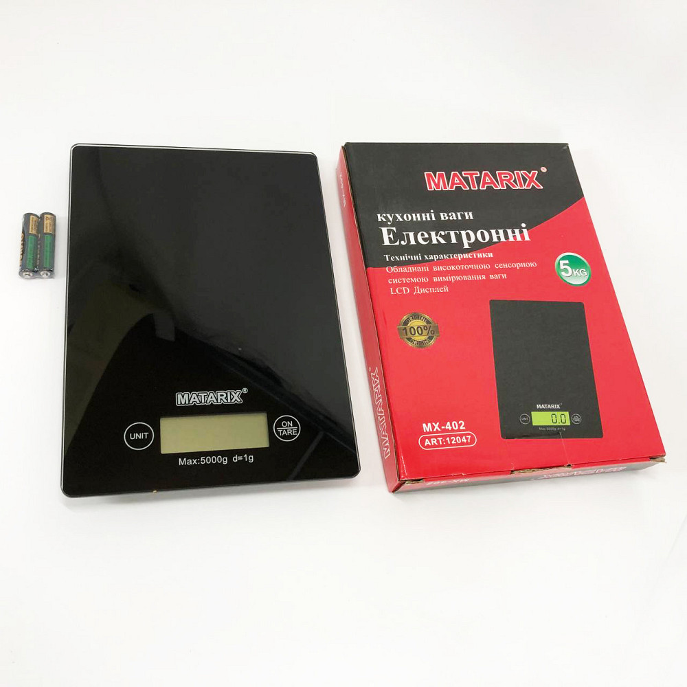 Кухонні ваги з функцією скидання тари Matarix MX-402 5 кг, Електронні ваги для приготування їжі HJ-67 Львів - фото 7