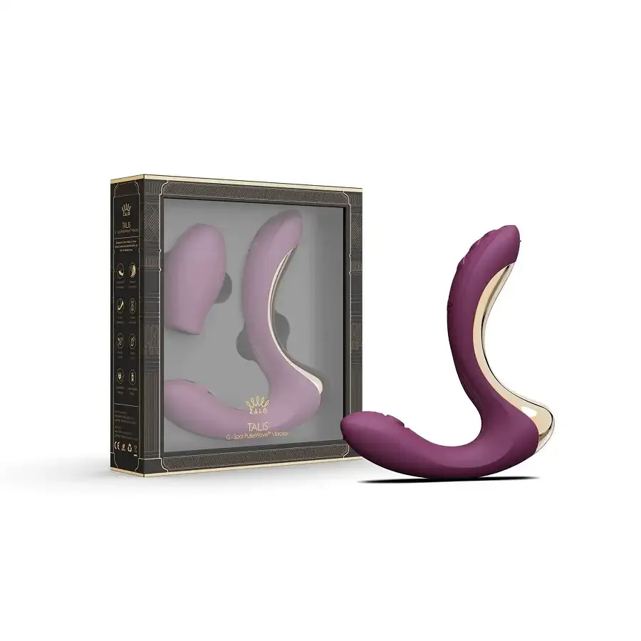 Вібратор Zalo – Talis G-Spot PulseWave Vibrator Velvet Purple Львів - фото 5