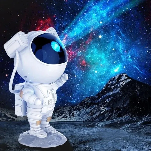 Ночник проектор звездного неба Astronaut Big, с пультом, 8 режимов, USB питание, ABS пластик, светод Киев - изображение 7