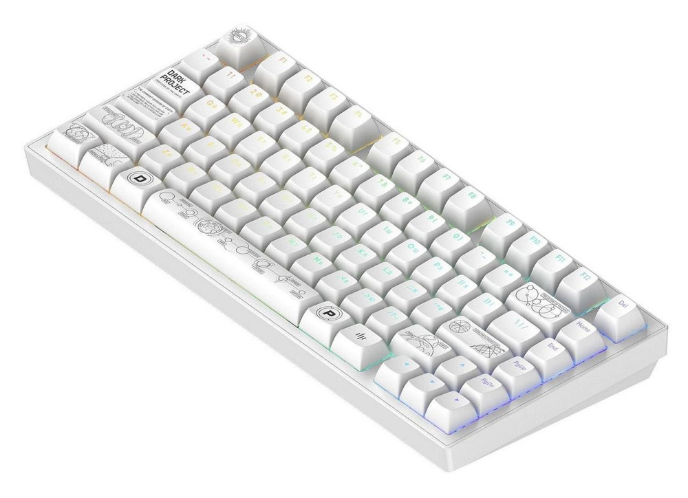 Клавіатура Dark Project ALU81 Terra Nova White (DPKB_NOVA_81_ANSI_WHITE_UA) ( Білий ) Харьков - изображение 5