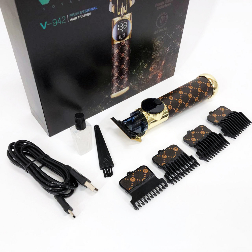 Машинка для стрижки з додатковими насадками, Акумуляторна універсальна машинка для стрижки YT-72 Львів - фото 16