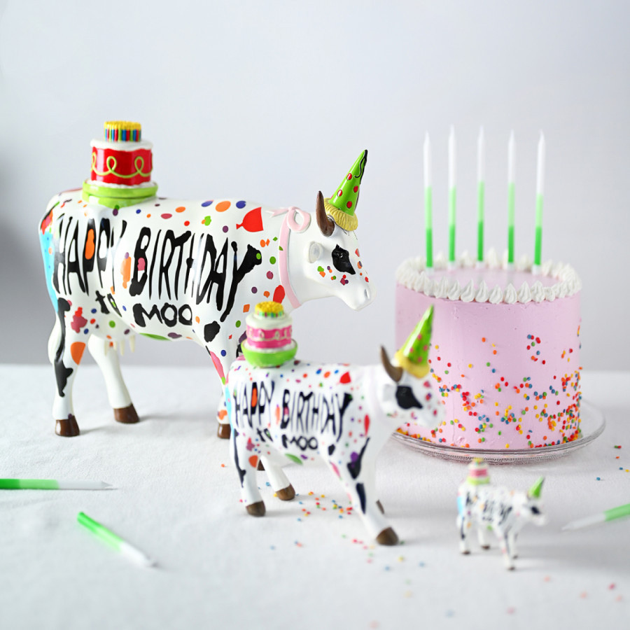 Колекційна статуетка корова Happy Birthday, Size L Рівне - фото 3