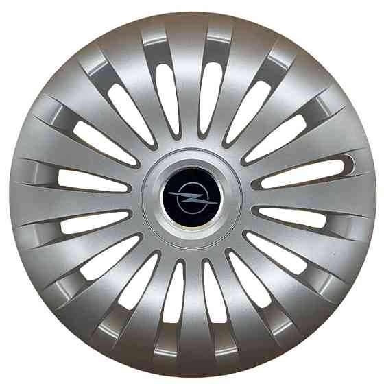 Автомобильные модельные колпаки R17 Opel NEW 504 4шт, SJS, серебристые Киев