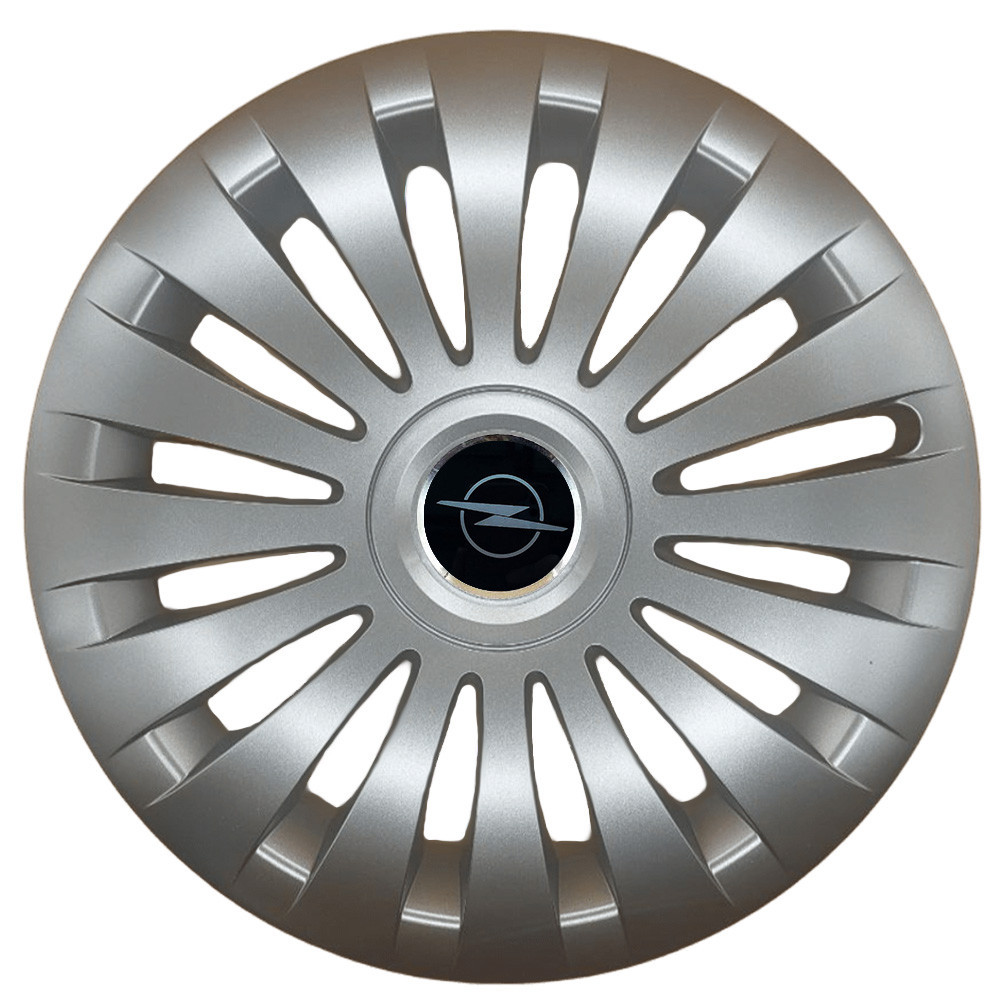 Автомобильные модельные колпаки R17 Opel NEW 504 4шт, SJS, серебристые Киев - изображение 1