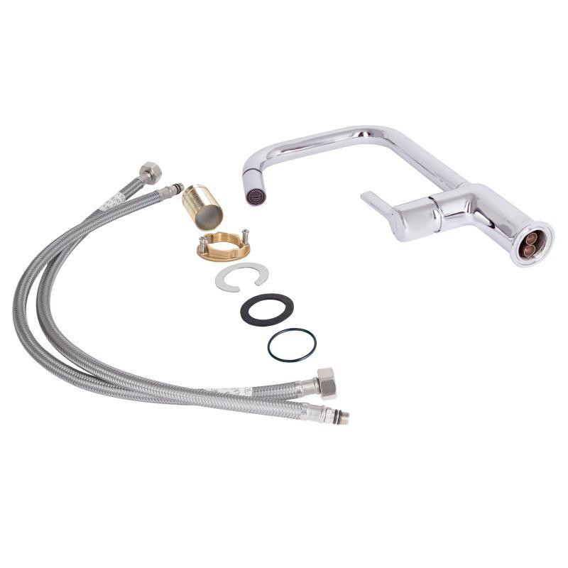 Смеситель для кухни из латуни Qtap Cardinal QTCAR344CRM45658 Chrome Харьков - изображение 5