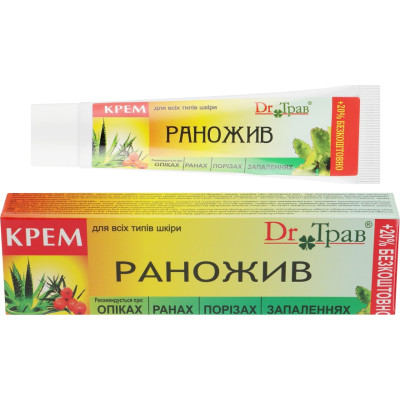Крем для тела Dr.Трав Раножив 30 г (4823014304065) Винница - изображение 2