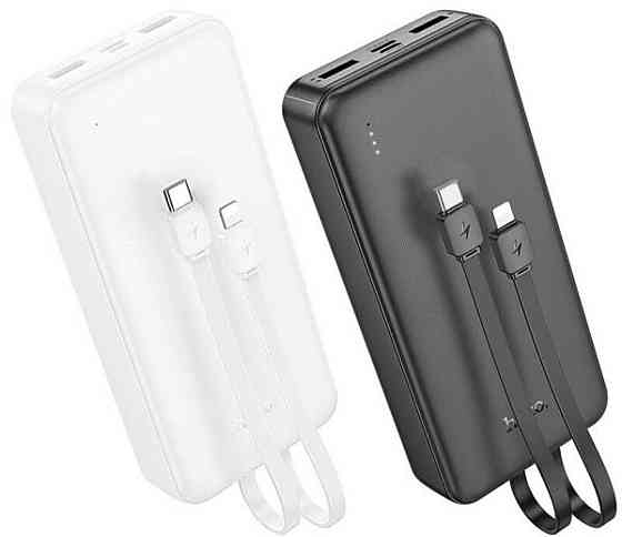 Павербанк з вбудованими кабелями 20000mAh HOCO J118A є ОПТ Киев