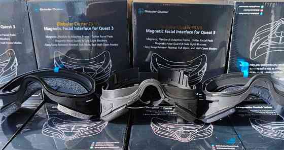 Globular Cluster F3 V3 Magnetic Facial Interface Маска Meta Quest 3 !! Харьков