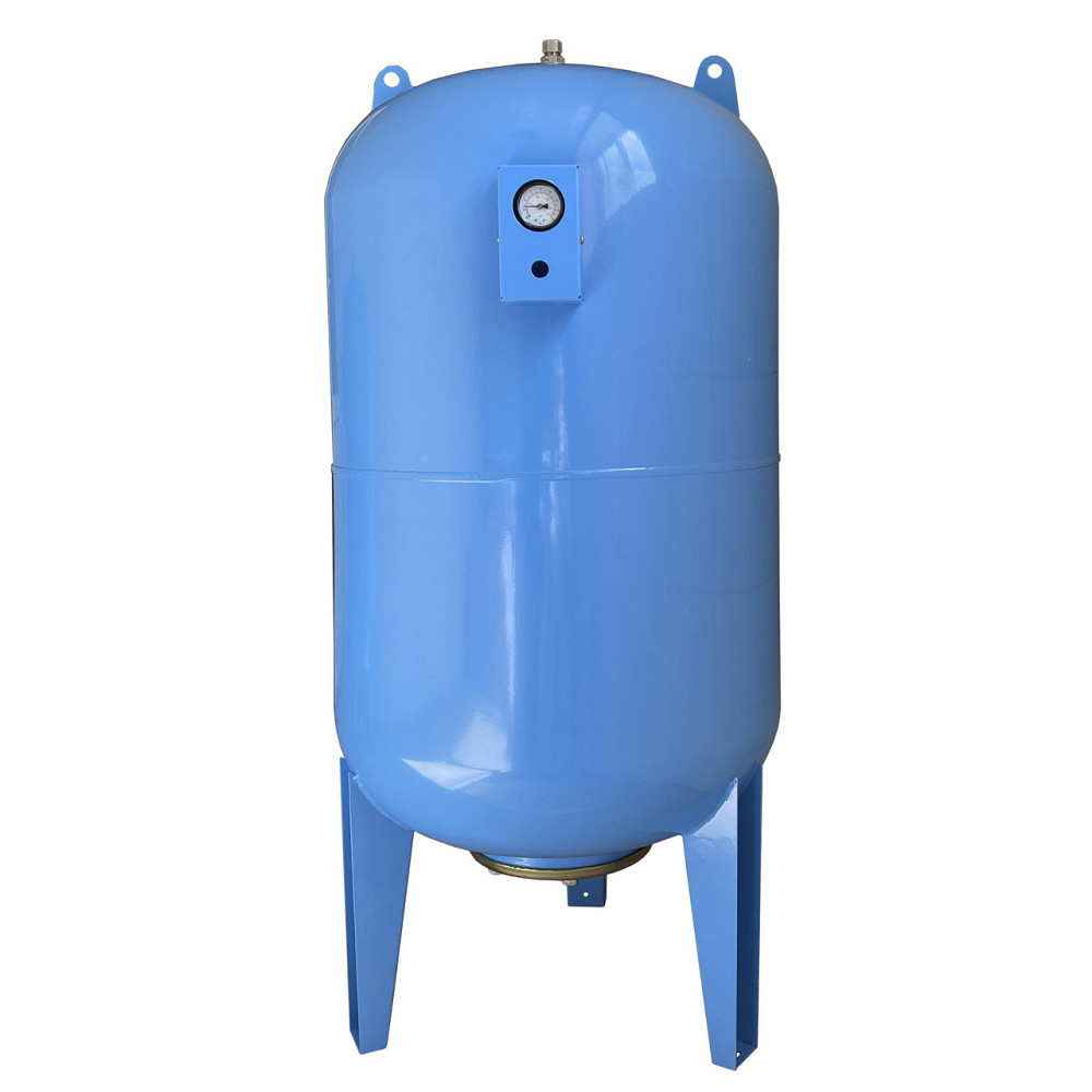 Гідроакумулятор 300л VOLKS pumpe 10 bar вертикальний (з манометром) (000008939) Київ - фото 1