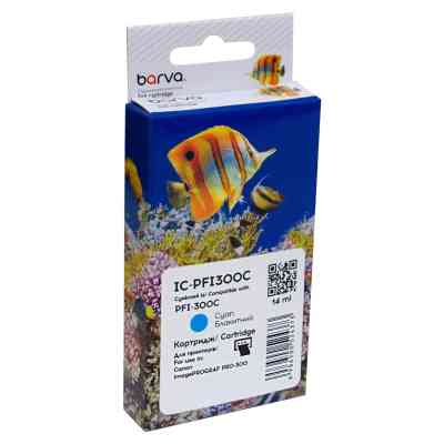 Картридж Barva Canon PFI-300C 4194C001 735с cyan (IC-PFI300C) Вінниця