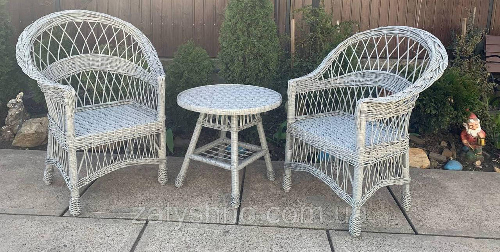 Мебель из лозы серая крашеная Киев - изображение 3