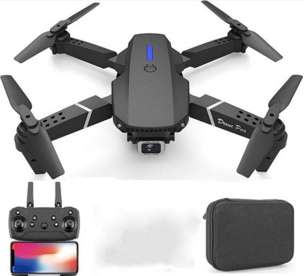 Квадрокоптер Xiamen E88 – дрон із 4K камерою з кейсом Black Киев - изображение 1