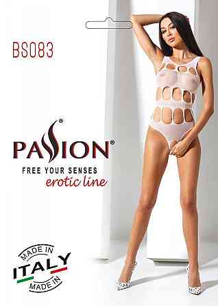 Сексуальний боді з вирізами Passion BS083 white Sex Aura Київ