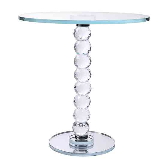 Yiwu Тортівниця скляна на ніжці 30×32 см см підставка для торта, капкейків прозора HP-4-81L Киев