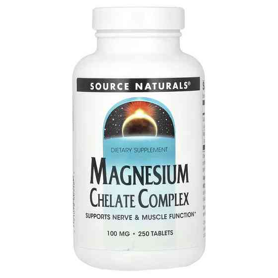 Магний хелат Magnesium Chelate Complex, 100 mg, 250 Tablets Луцк
